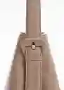 Bolso G Lucia Taupe Mujer Mango
