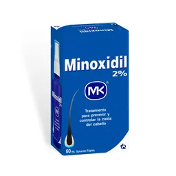 Minoxidil Mk Vasodilatador (2 %) Tratamiento Capilar Control Caída Del Cabello