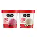 Cream Helado Pack Helado Fruto Rojo + Vainilla 300 g x 2 Und