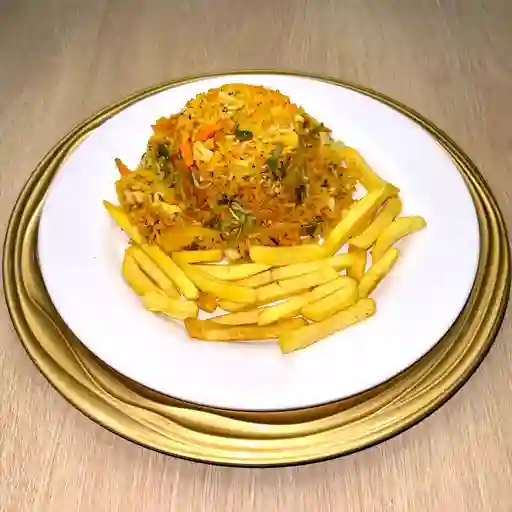 Arroz vegetariano