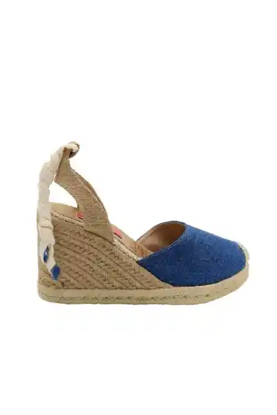 Sandalias Spadrilla Plataforma Aria Jean 36 Mercedes Campuzano