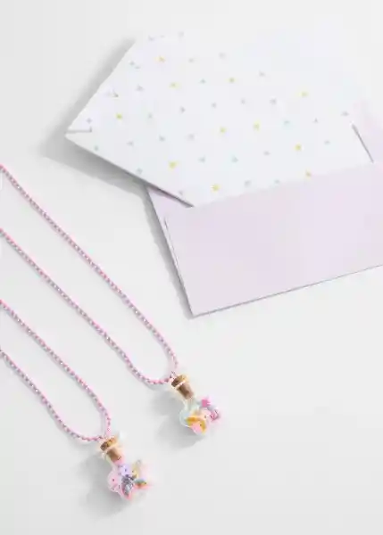 Pack Collar Tbottle Rosa Talla 99 Niñas Mango