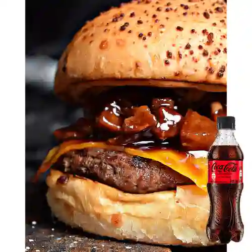 Combo Pigasus Burger + Coca Cola Sin Azúcar 400 ml