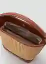 Bolso P Mateo Cuero Talla 99 Mujer Mango
