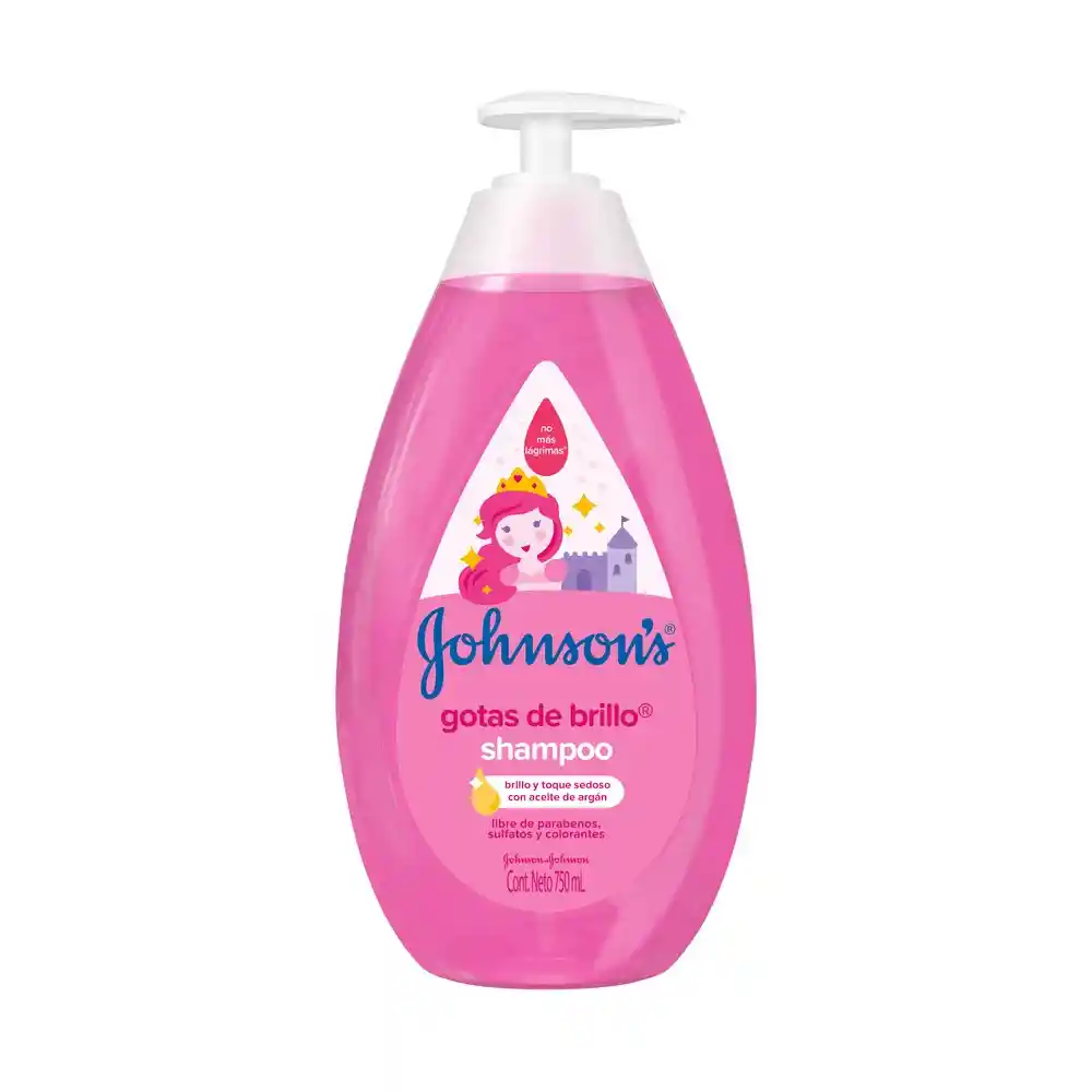 Shampoo Bebé JOHNSON'S Gotas De Brillo 750 ML