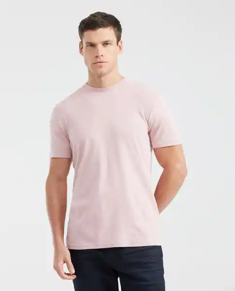 Camiseta Basic Colors Masculino Rosa Malva Medio T. L Chevignon