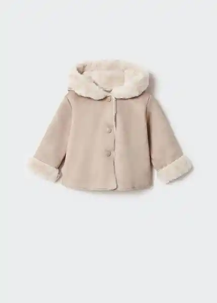 Abrigo Brownie5 Arena Talla 63 Niños Mango
