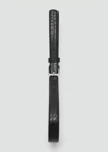 Cinturón Mirta Negro Talla M Mujer Mango