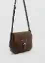 Bolso M Monatana Khaki Mujer Mango