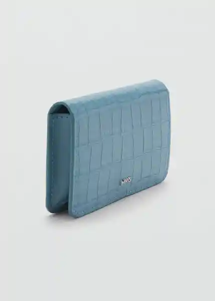 Billetera P Cuenca Azul Noche Talla 99 Mujer Mango