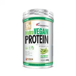 Nutramerican Vegan Protein Proteína Aislada de Arveja en Polvo