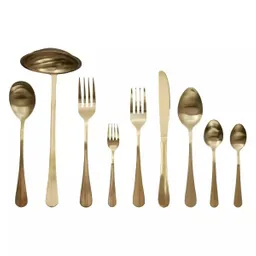 Home Deco Factory Cubierto Acero Inoxidable Dorado Ka4662