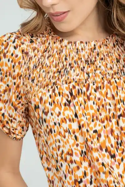 Blusa Shanna Color Beige Claro Talla S Ragged