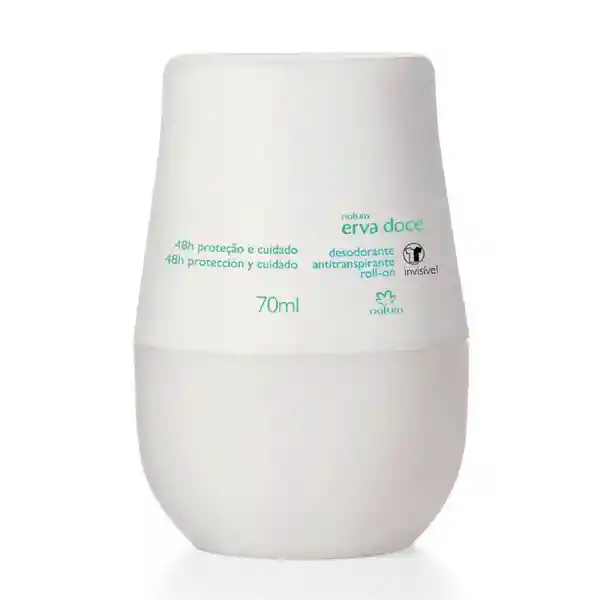Doce Desodorante Ervadoce Roll-On Antimancha Mex Erva