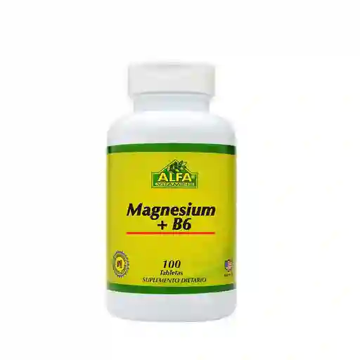 Alfa Vitamins Magnesium +B6 en Tabletas