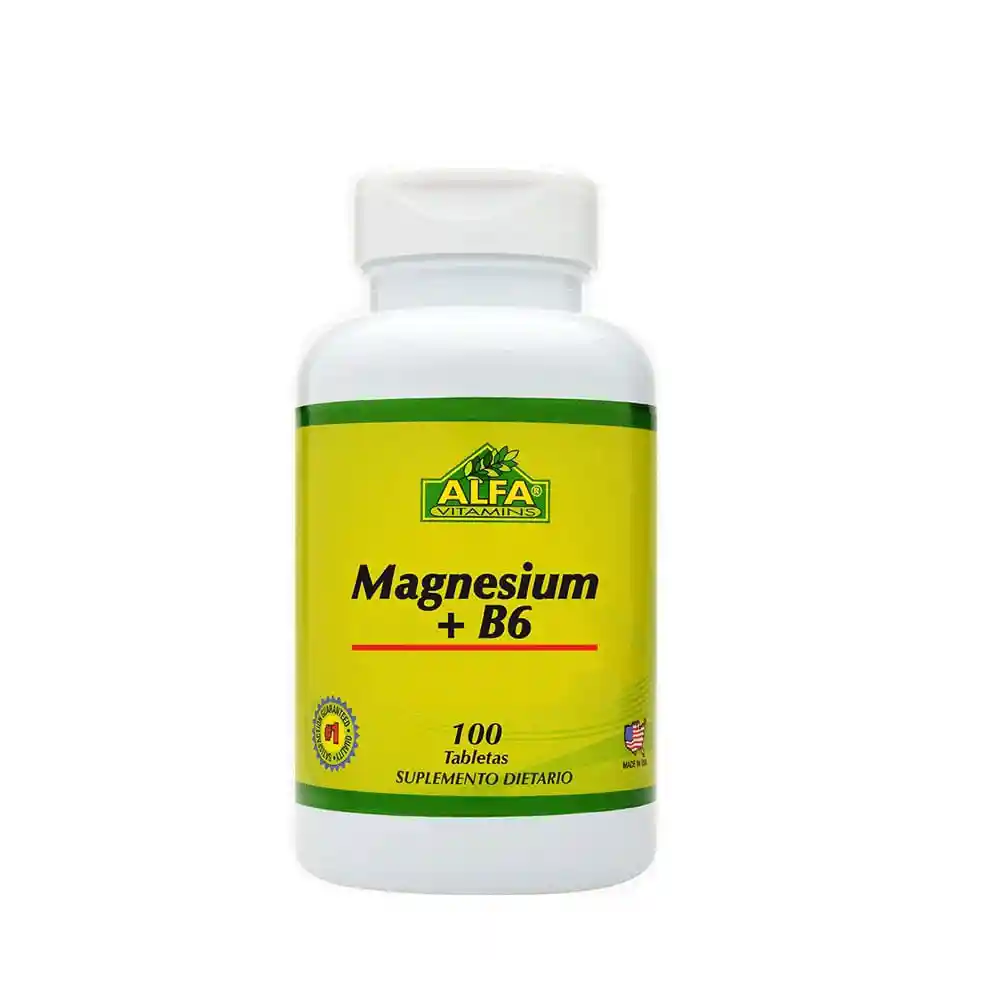Alfa Vitamins Magnesium +B6 en Tabletas
