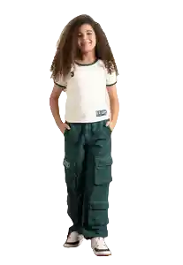 Pantalón Cargo Verde Talla 18