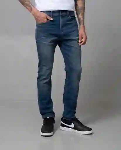 Jean Súper Slim Hombre Azul Denim Medio T 40 62162 Rifle