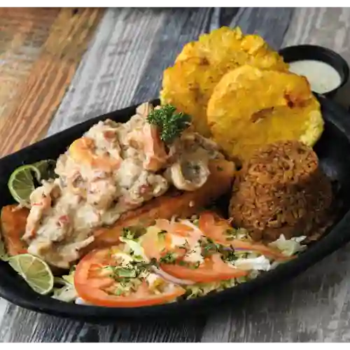 Salmón a la Mariscala