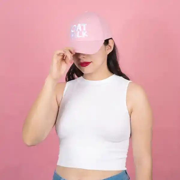 Gorra de Béisbol Oat Milk Rosa Miniso