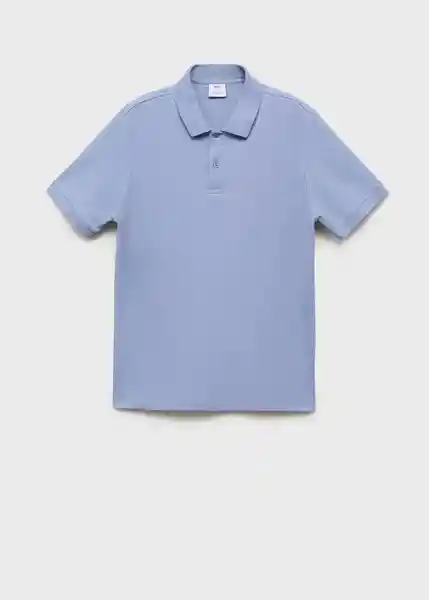Camiseta Polo Rea Agua Talla L Hombre Mango