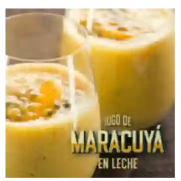 Jugo de Maracuya en Leche