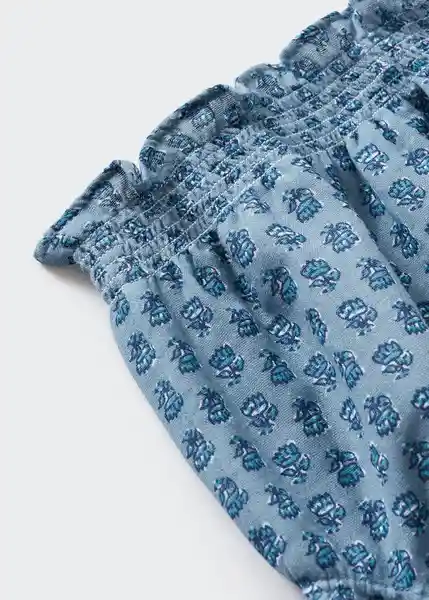 Short Jaipurnb Azul Talla 63 Niños Mango