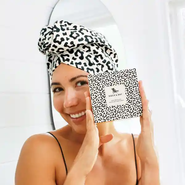 Dock & Bay Toalla Para Cabello Leopard