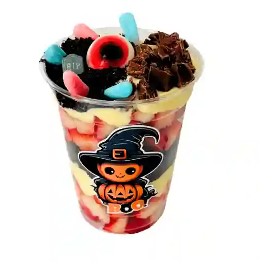 Fresas con crema halloween (12 onz)