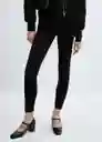 Leggings Bon Negro Talla M Mujer Mango