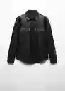 Chaqueta Rock2 Negro Talla L Hombre Mango