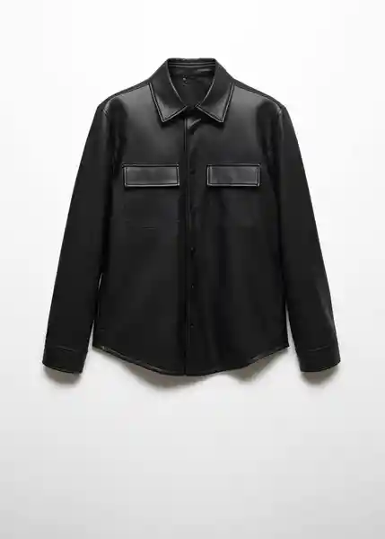 Chaqueta Rock2 Negro Talla L Hombre Mango