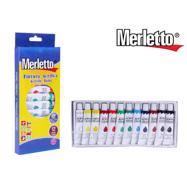 Merletto Set Pintura Acrílica 