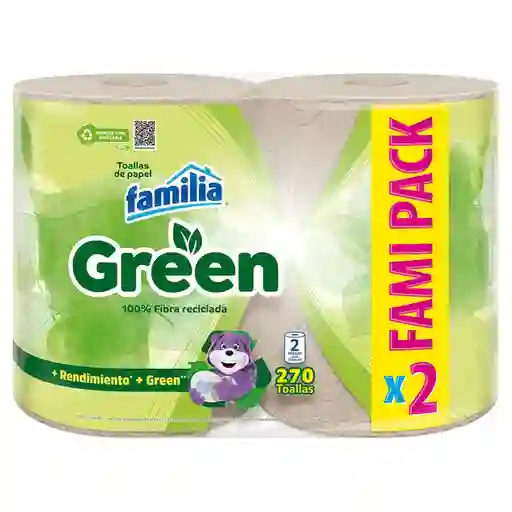 Familia Toalla de Papel Green