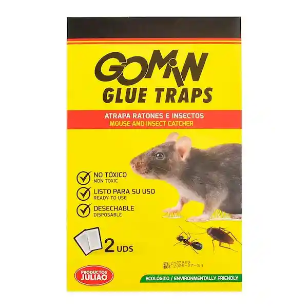 Gomin Atrapa Ratones Cola Juliao Glue Traps
