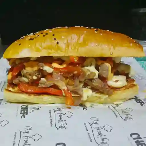 Cheese steak sandwich