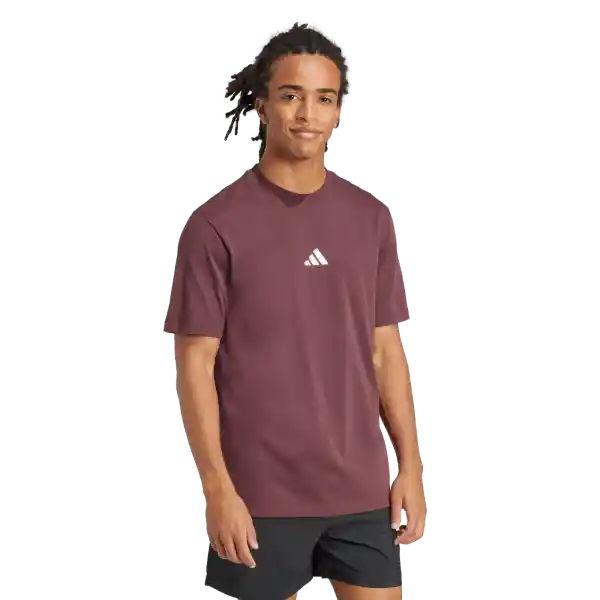 Adidas Camiseta Sl Sj Manga Corta Lifestyle Hombre Rojo Talla S