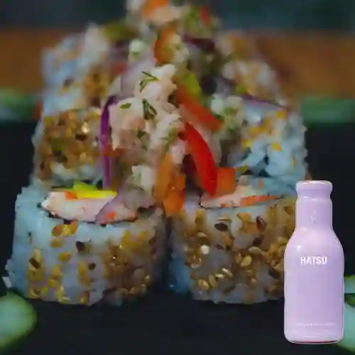 Combo Ceviche Roll + Manzana 250 ml
