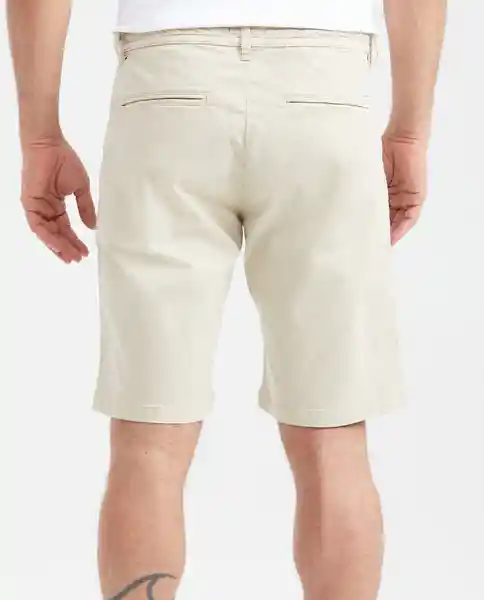 Short Elasticated Waist Crudo Beige Claro Talla 28 Chevignon