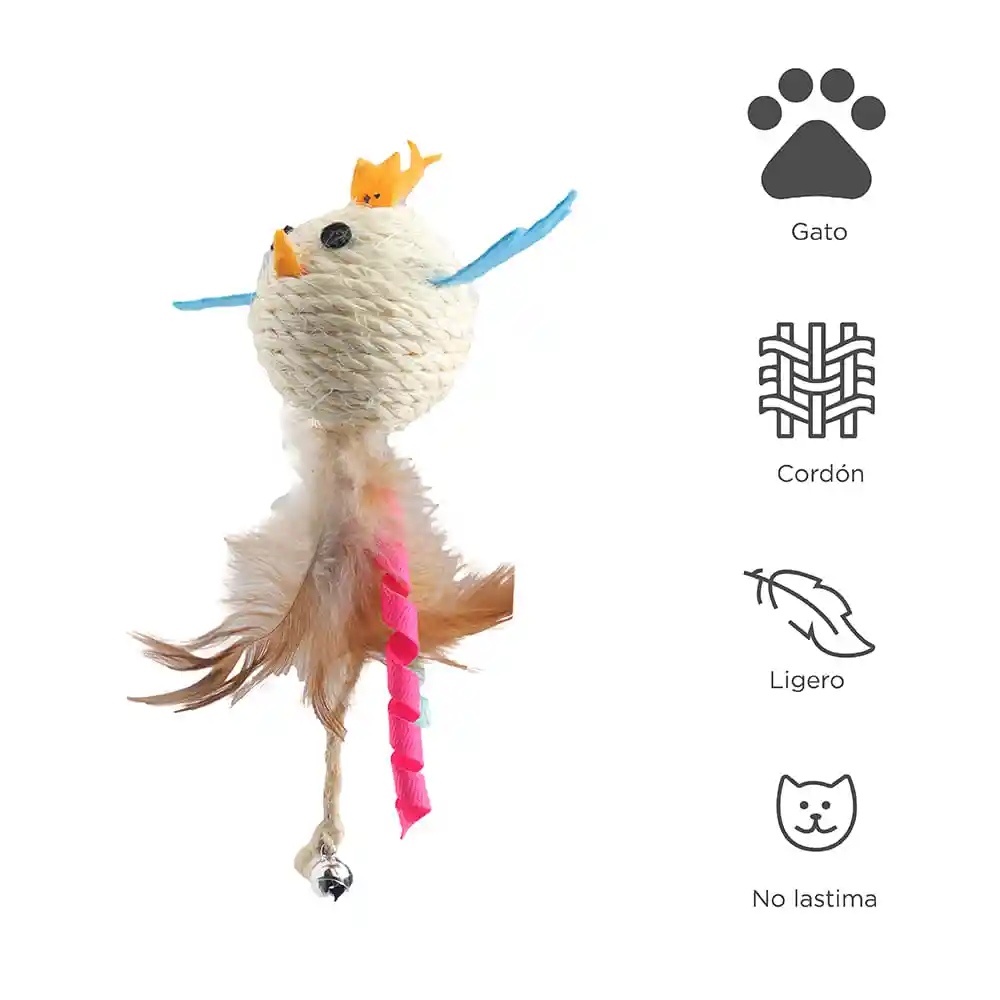 Miniso Peluche Para Mascota Pelota Chick Sisal