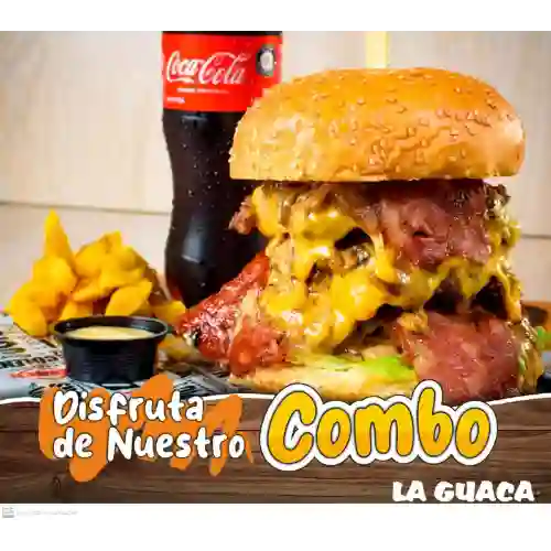 Burguer Especial + Papas y Gaseosa