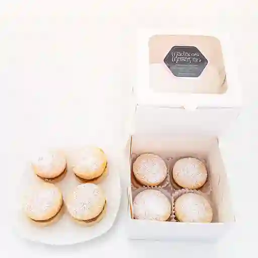 Cajita x 4 mini alfajores