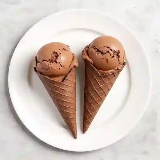 Cono de Chocolate X2