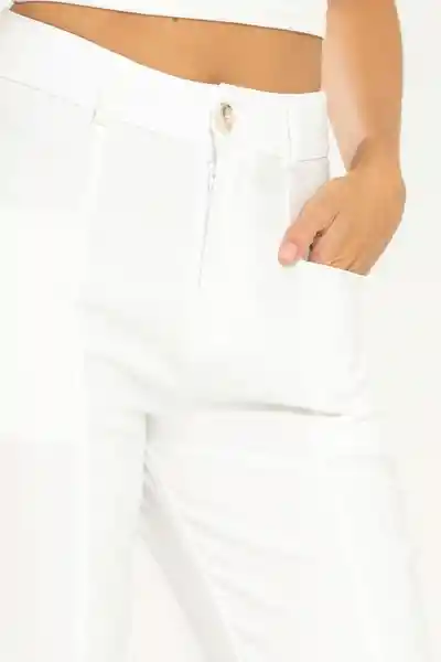Pantalón Slouchy Color Blanco Crudo Talla 8 Ragged