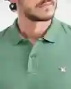 Camiseta Polo Muscle Verde Mirto Oscuro XXL Chevignon
