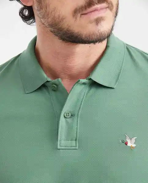 Camiseta Polo Muscle Verde Mirto Oscuro XXL Chevignon