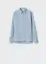 Camisa Polera Azul Talla 19 Mango Teen Boy Mango