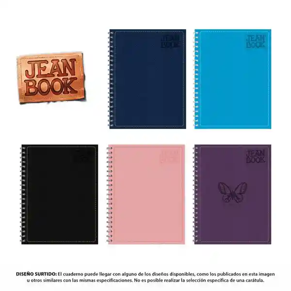 Jean Book Cuaderno Cuadriculado Argollado Tapa Dura 160 Hojas