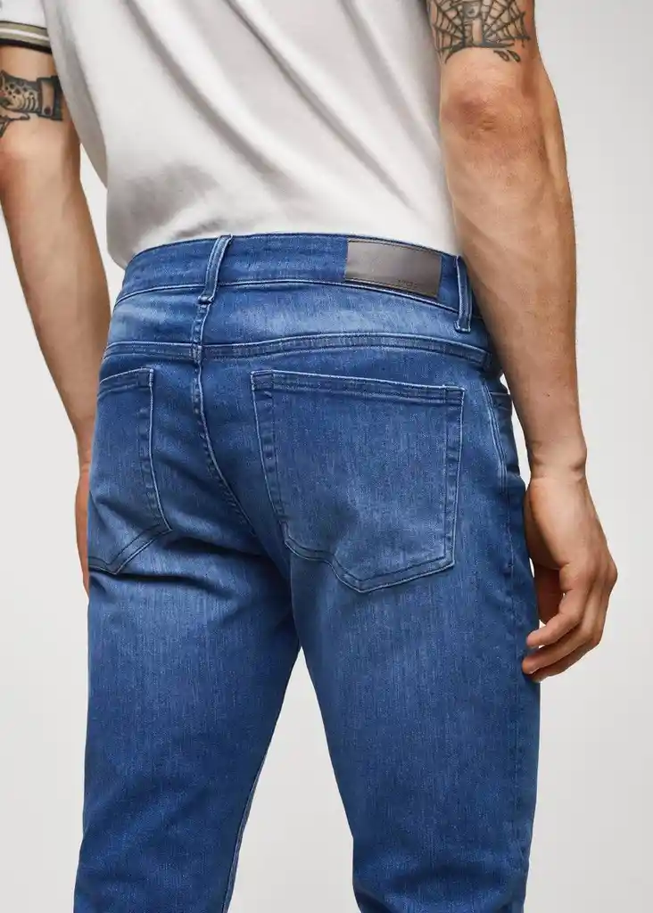 Pantalón Jean Patrick Tejano Medio Talla 42 Hombre Mango