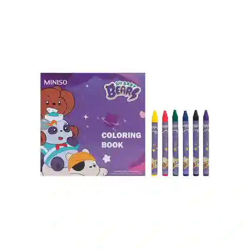 Set Libro Para Colorear de 40 Hojas Wbb Baby Miniso